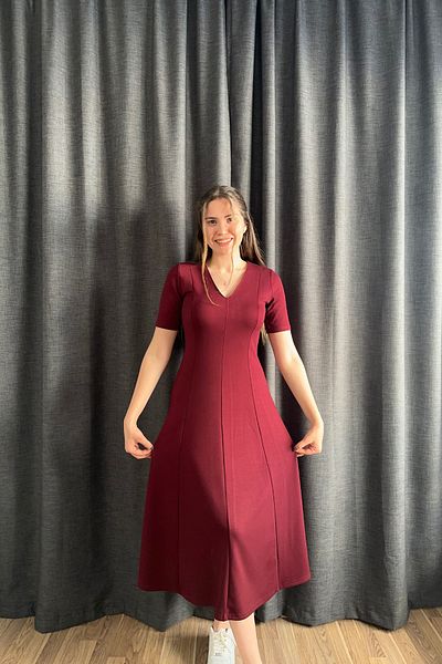 Sorridi V-Neck Short Sleeve Modal Dress