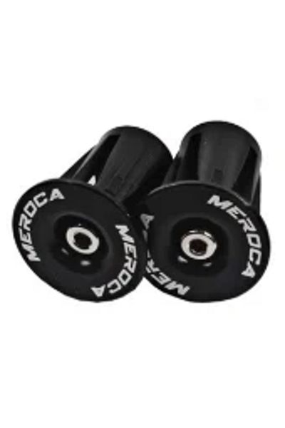 Choice Black MEROCA Mountain Bike Aluminum Alloy Inflated Lock To Connector Road Bicycle Handlebar End Cap