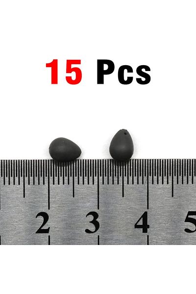 Choice 15Pcs In Bag Topranc Carp Fishing Accessories Tungsten Space Beads Fishing Hook Line Terminal Tackle