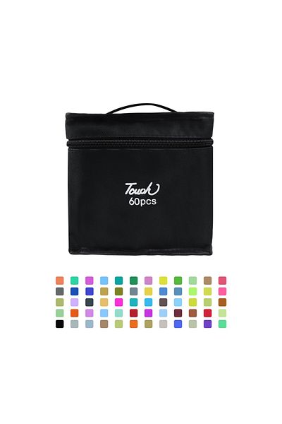 Choice 60 Colors 24-168 Colors Oily Art Marker Pen Set for Draw Double Headed Sketching Oily Tip Based Mark