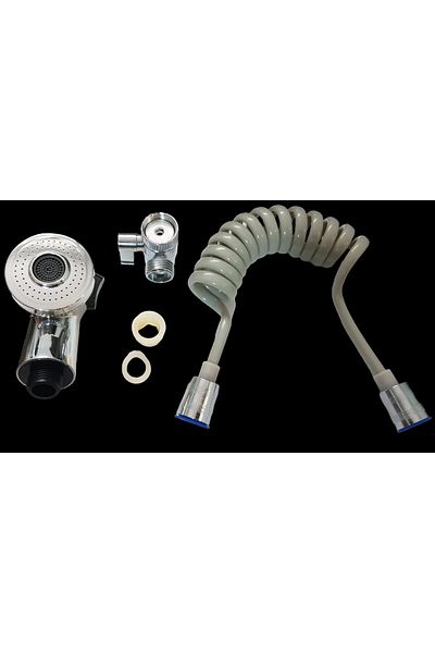 K KATHODE Complete Shower Set, K Kathode, Shower Head + Extendable Hose Up to 2 M, Mounting Accessories