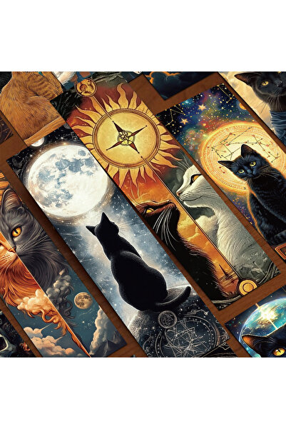 Choice 30 قطعة من بطاقات التارو للقطط، علامات مرجعية، صفحات قراءة، كتب مميزة،...