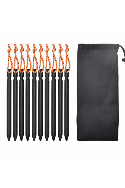 Choice مجموعة واحدة من أوتاد الخيام المصنوعة من سبائك الألومنيوم والمسامير وا...