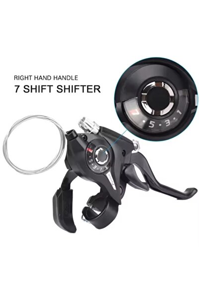 choice2 7-speed Bike Derailleurs 3x7 21 Speed Switch MTB Bicycle Shifter Leve...