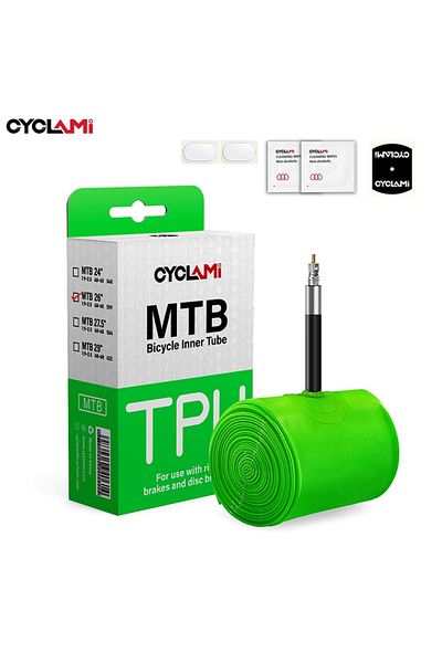 Choice Presta Valve 26 45mm 1pc CYCLAMI Ultralight Bike Inner Tube 26 27.5 29 Inches MTB Bicycle TPU Materi