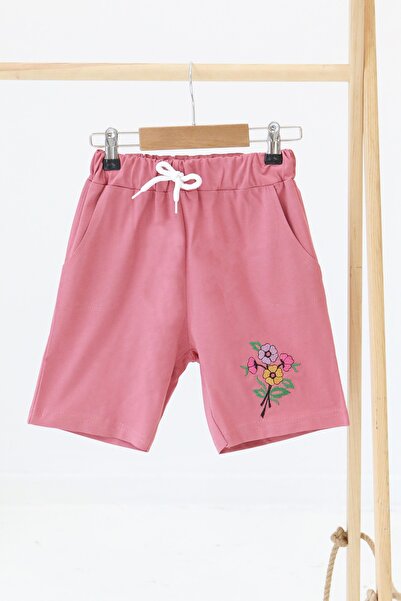 TOFİSA Devojčice tamne ružičaste Štampano kratke hlače - 27331