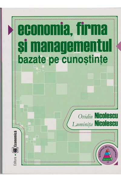 Editura Economica Knowledge-based economy, firm and management