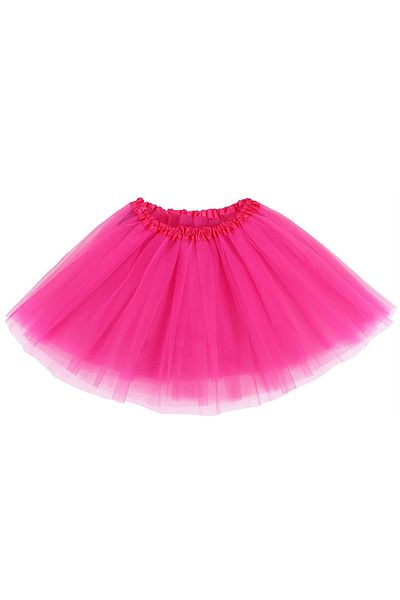 Choice rose-red Tutu Skirt Adult Ballet Women Multicolored Vintage 3 Layered for 80s Cosplay Dance Party Co
