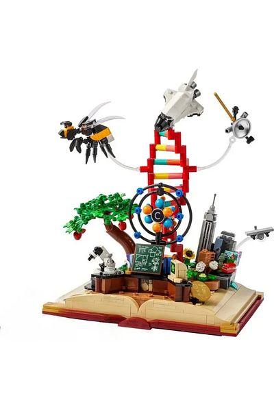 Choice 21355 NEW 2025 Knowledge Is Power Stem Creative Series Building Block Bricks Assembled Model Toys fo