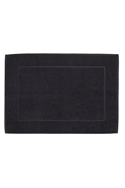 Kela Bath mat LAVINIA 100% cotton black 50x70 cm