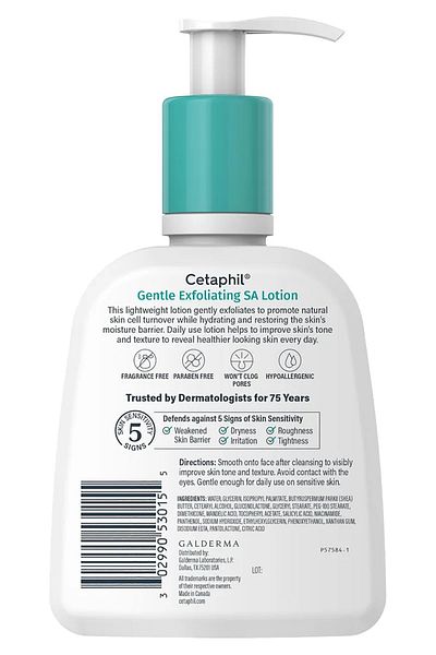 Cetaphil Gentle Exfoliating Sa Facial Lotion 237ml
