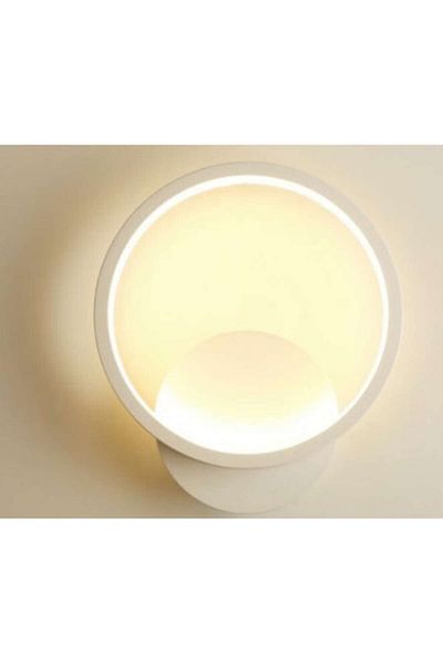 Bogadini LED Wall Light 12w – Neutral Light 4500k, White Color, 22.5x20x5.5 Cm