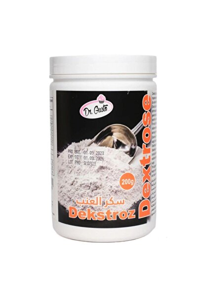 Dr. Gusto Dextroz (Glikoz) Tozu 200 gr – Pastacılık ve Dondurma Uygulamaları İçin