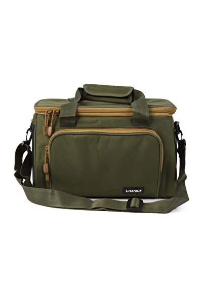 Choice حقيبة صيد للرجال من Lixada باللون الأخضر العسكري، حقيبة تخزين لبكرة ال...