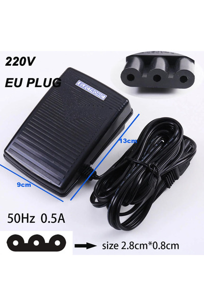 Choice12 220V Model1 Sewing Machine Foot Pedal Speed Adjustor Controller Moto...