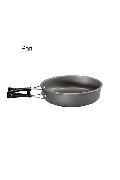 Choice Pan Camping Cookware Set Aluminum Nonstick Portable Outdoor Tableware Kettle Pot Cookset Cooking Pa