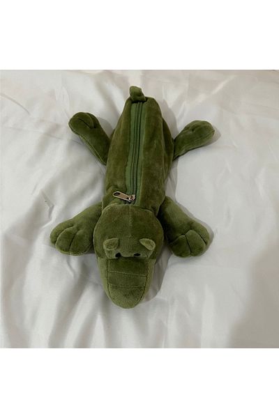 Choice crocodile Crocodile plush pen bag Animal frog stationery bag pencil case