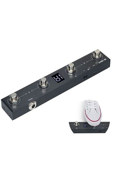 Choice M-VAVE Chocolate Schokolade BT Rechargeable 4 Buttons MIDI Controller Pedal APP Control with Wire...