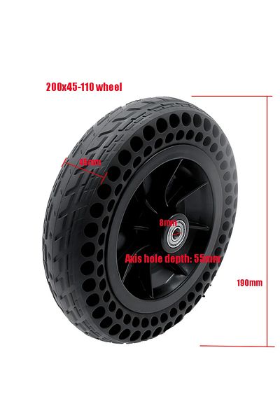 Choice 200X45-110 8 Inch Solid Tyre with Plastic Hub 200x50 200x45-110 for Electric Scooter Wheelchair No I
