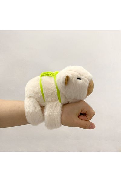 Choice 3 Animal Capybara Fox Wristband Plush Doll Toys Soft Wrist Band Christmas Gifts