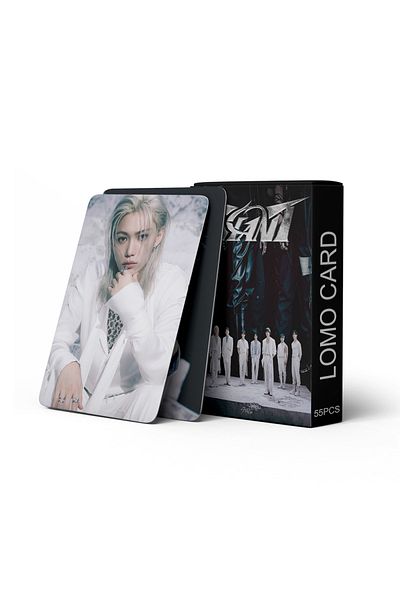 Choice Red s55 SK New Album Cards: Felix Hyunjin Hallyu Cards KPOP Homemade Cards, Bang Chan Fans, and Post