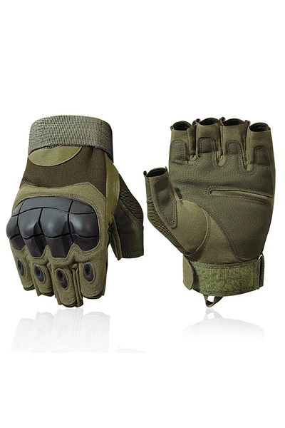 Choice L. Green Outdoor Tactical Gloves Motorcycle Hard Knuckle Paintball Airsoft Hunting Combat Riding Hik