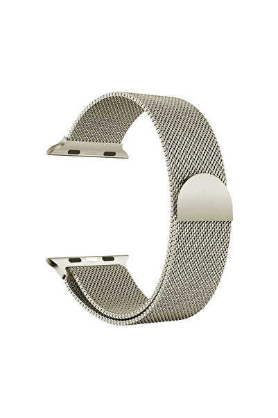 Dexmon Apple Watch 11 10 42mm 6 7 8 9 10 Se Uyumlu 38 40 41mm Metal Hasır Mık...