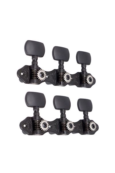 Choice Black 1 Pair 1:18 Black Classical Guitar Tuners Machine Heads Tuning Key Pegs for Classical Guitar o