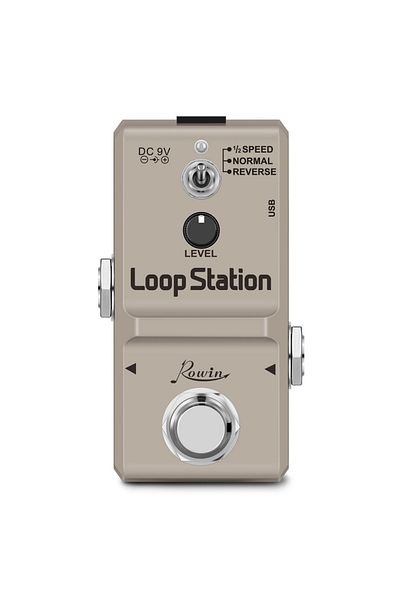 Choice LN-332S Rowin LN-332S Loop Station 48K Looper Pedal Unlimited Overdubs 10 Minutes of Looping, 1/2 ti