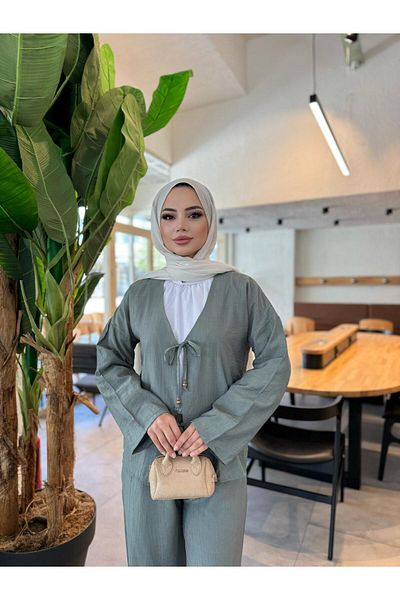 butik hira Kimono Pant Suit