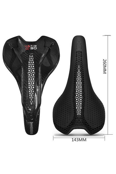 Choice S8750-260x143mm Bicycle Saddle 143/155mm 3D Printed Saddle Carbon Fiber Ultralight Racing Bike Seat