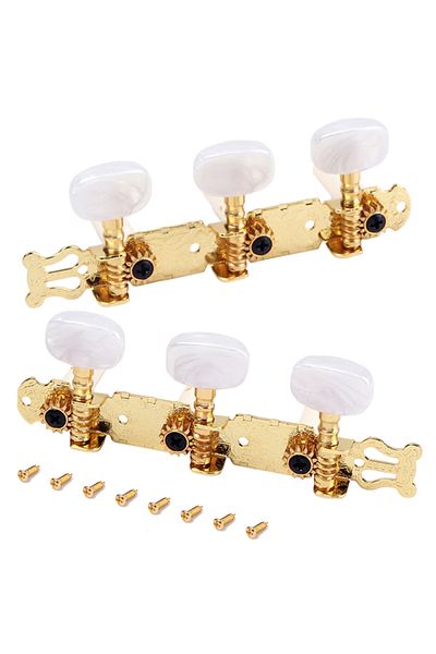 Choice Gold 1 Pair Professional Guitar Tuning Pegs Classical Guitar String Tuning Pegs Machine Guitar Acces