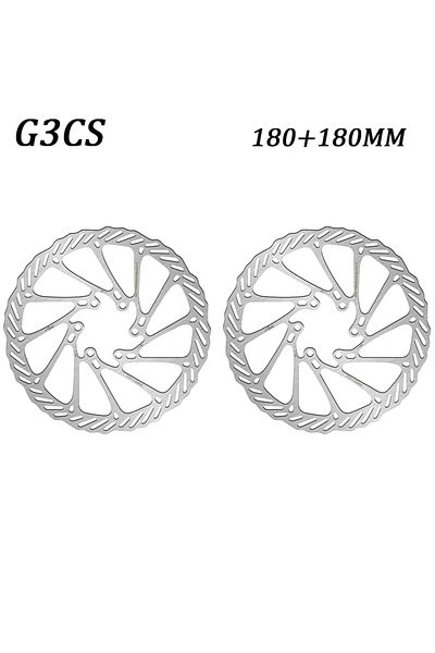 Choice SILVER-180-2PC 2PC AVID Disc Brake Rotor 160mm 180mm 203mm Hydraulic Brake Rotors Heat Dissipation R