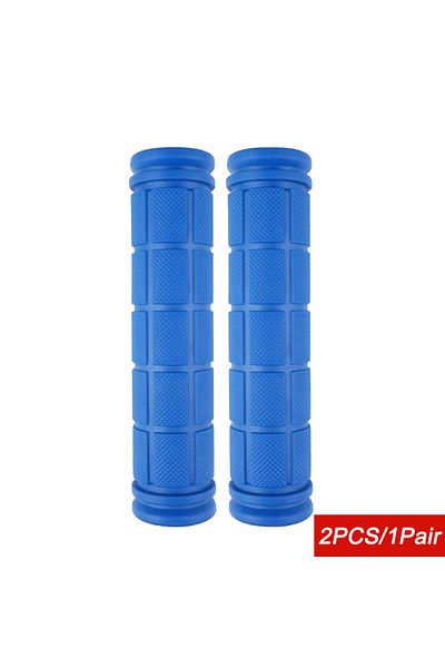 Choice Blue(2PCS) 2PCS Bicycle Handlebar Grip Anti Slip Breathable Protective Cover Bicycle Anti Slip Shock