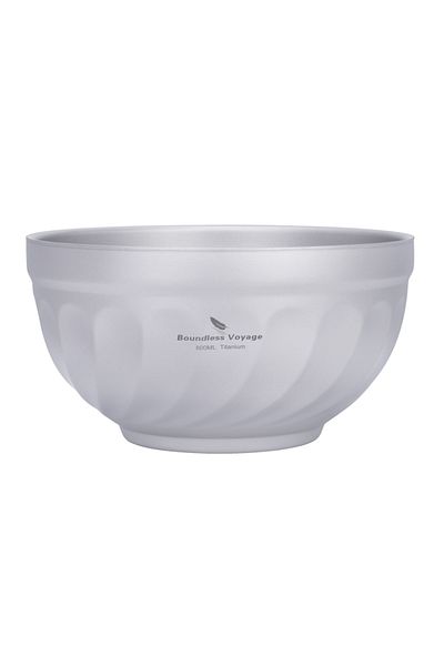 Choice Ti1169T 800ml 1pcs Boundless Voyage Double Walled Titanium Bowls Ultralight Outdoor Camping Tablewar