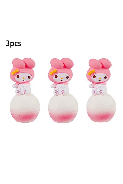 Miniso Melody 3PCS Anime Sanrio Hello Kitty Kuromi Cinnamoroll Night Light Melody Glowing Kid Toy Bedside L