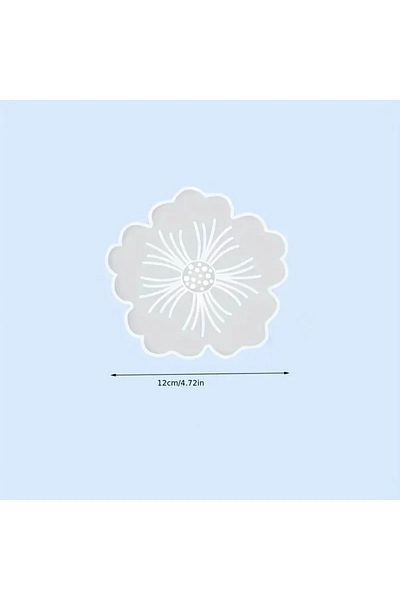 Choice 2Pcs Large Silicone Flower Coaster Resin Casting Molds Kit Resin Cup Mat Coaster Epoxy Mold Home Dec