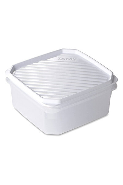 Tatay Square Food Container White 1.3 Liter