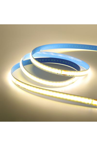 Choice 50m natural white AC 220V COB LED Strip Light 5M 10M 20M 50M Flexible COB LED Tape with Adhesive Tap