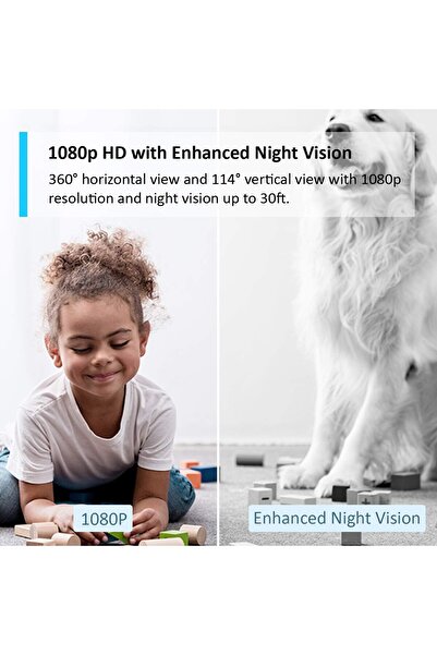 tapo TP-Link C200 Pan/Tilt 1080p Indoor Smart Security Camera