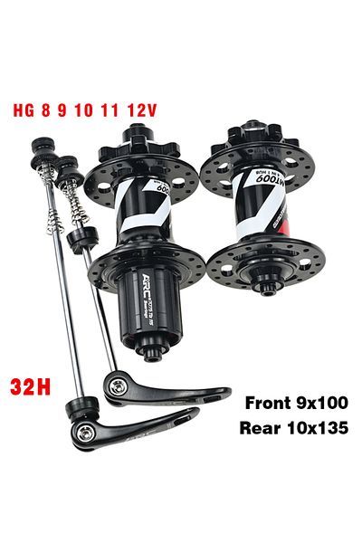 Choice HG 32H QR ARC MTB Hub 28H / 32H / 36H Micro Spline 12 Speed Disc Brake Bearing Hub 6 Pawls 114 Click