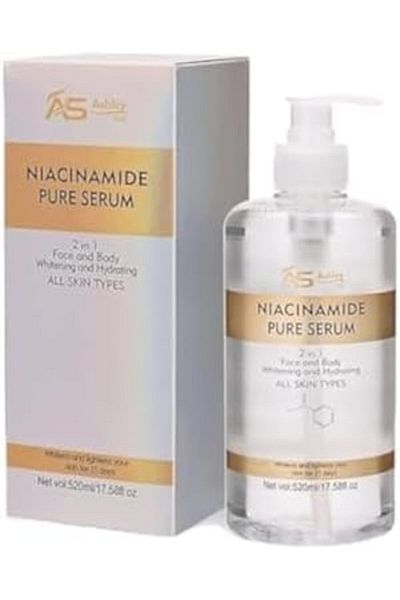 Ashley Fairy Skin Ashley Shine NIACINAMIDE Pure Serum Face and Body Moisturizes Whitening 520ml