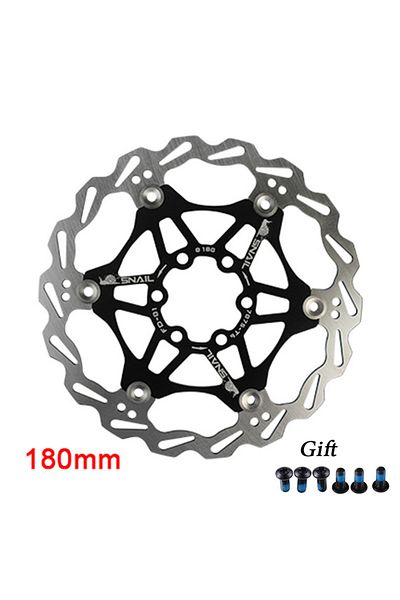 Choice 180mm Black SNAIL Mountain Road Bike Floating Disc Brake Pads 160mm 180mm 203mm Six-nail Disc Rotor