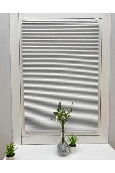 YAZAR HOME Honeycomb (BAL PETEĞİ) Beyaz %100 Karartma Ve Isı Yalıtımlı Cam Balkon Plise Perde