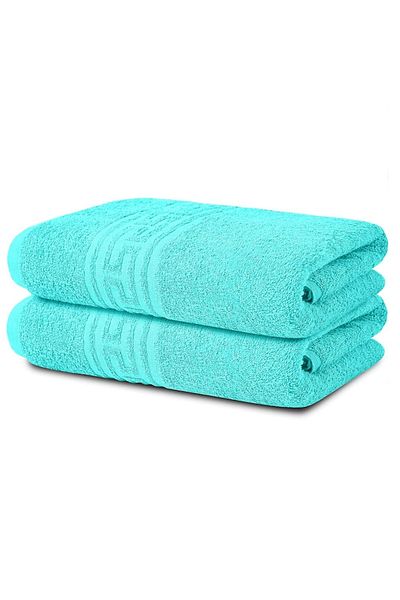Modis Set 2 Bath Towels, Modis, Cotton, 50x90 cm, Turquoise