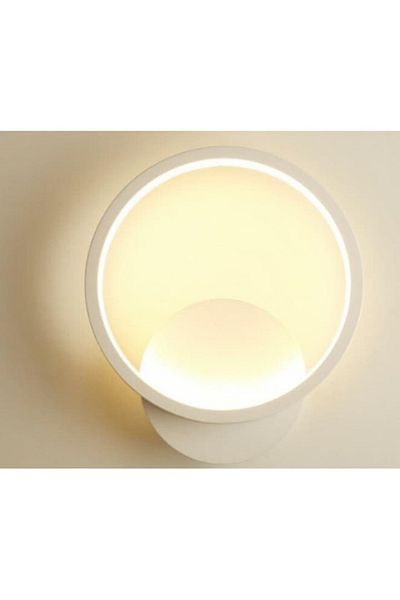 Bogadini LED Wall Light 12w – Neutral Light 4500k, White Color, 22.5x20x5.5 Cm