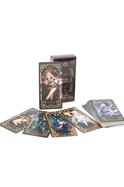 Choice مجموعة بطاقات لعبة التارو Genshin Impact Tarot Divination من Yae Miko Kamisato Ayaka Xiao Deck Board Game ...