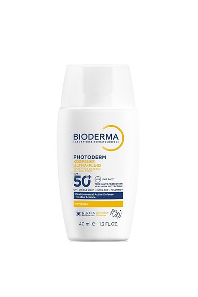 Bioderma Fluid invizibil Bioderma Photoderm Xdefense cu protecție solară SPF50+, 40 ml