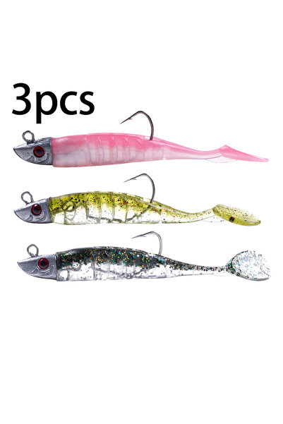 Choice طُعم هينججيا الناعم المصنوع من السيليكون برأس صيد 9 سم - 15 جم، 124 لو...