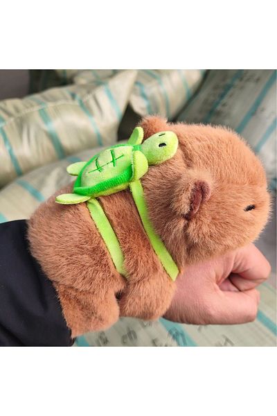 Choice 1 Animal Capybara Fox Wristband Plush Doll Toys Soft Wrist Band Christmas Gifts
